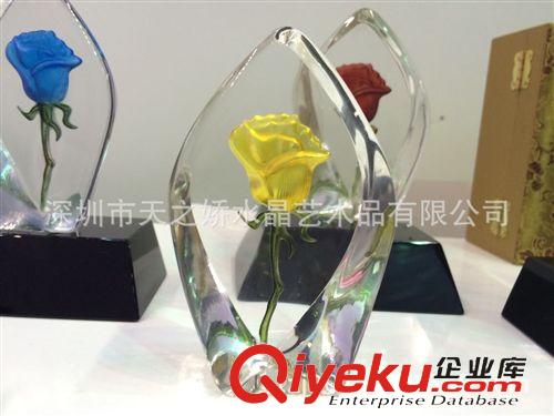 水晶產品 背雕水晶QQ 企鵝 水晶商務擺件 高大上家居擺件 背雕水晶工藝品