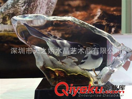 水晶產(chǎn)品 供應(yīng)gd家居擺件水晶背雕生肖豬 猴 動(dòng)物擺件 水晶喜鵲 商務(wù)送禮