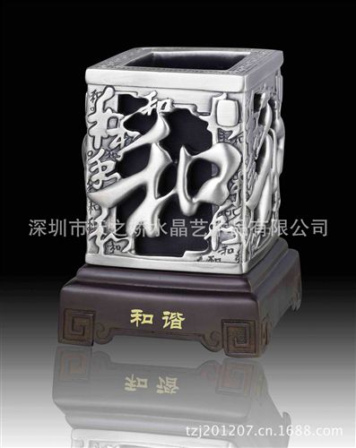 炭雕產(chǎn)品 廠家直銷炭雕工藝品和諧筆筒 馬到成功炭雕筆筒會銷禮品辦公擺件