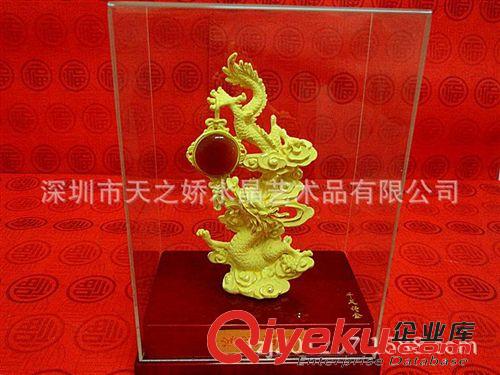 绒沙金产品 供应绒沙金新品金龙送福摆件 鸿运当头 祥龙送福开业摆件商务礼品