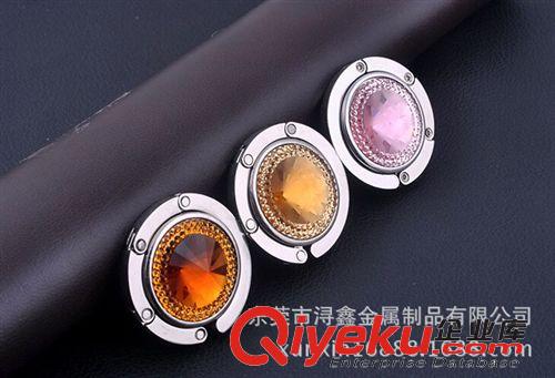 時(shí)尚-掛包鉤 圓形鑲鉆掛包器 女包搭檔 公司廣告禮品  可以加印LOGO原始圖片3