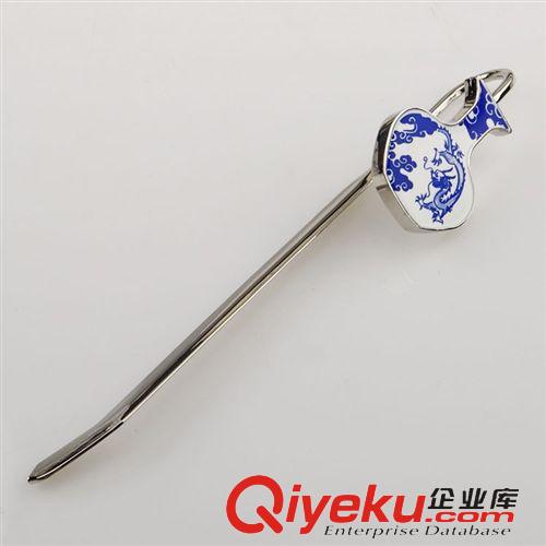 青花瓷系列 青花瓷鑰匙扣  廣告活動(dòng)促銷品  青花瓷書簽 百花齊放原始圖片3