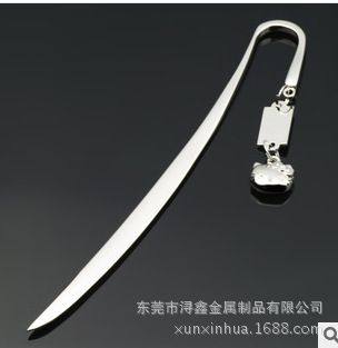 青花瓷系列 四葉草金屬書簽 公司禮品贈送 送大學(xué)老師同學(xué) 訂制LOGO刻字原始圖片3