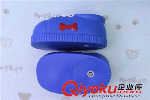 搪膠發聲玩具 廠家直銷 寵物家居玩具 鞋帶骨頭小鞋狗狗啃咬發聲玩具原始圖片2