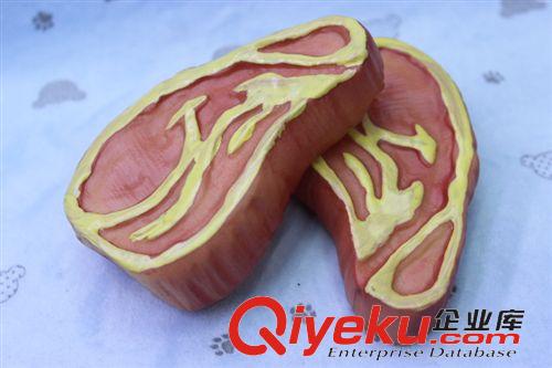 搪膠發(fā)聲玩具 寵物用品 狗狗肉類啃咬玩具 寵物啃咬發(fā)聲玩具 仿真牛排現(xiàn)貨原始圖片2