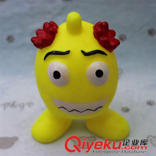 搪膠發(fā)聲玩具 昊潤玩具 齜牙戴花表情玩具 寵物發(fā)聲玩具 啃咬玩具