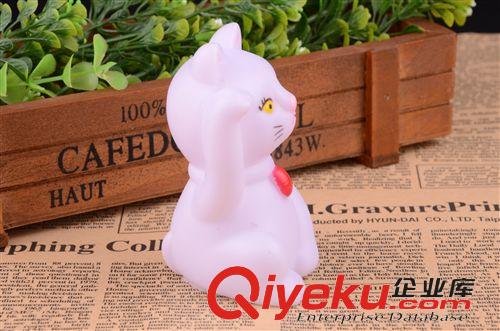 發光玩具 發光玩具批發 發光大號招財貓小夜燈玩具 閃光玩具 廠家直銷原始圖片2