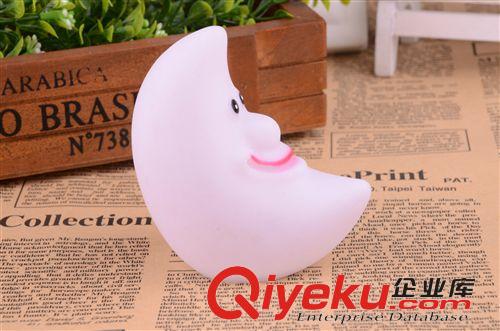 發光玩具 創意閃光玩具 月亮發光玩具 發光表情月亮玩具 發光明月小夜燈原始圖片2