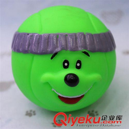 玩具球 廠家直銷 搪膠寵物玩具 保齡球狗狗啃咬發(fā)聲玩具 環(huán)保健康玩具
