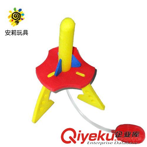 火箭炮\手拍火箭 A0804手壓火箭炮 EVA泡沫手壓式小火箭炮 益智趣味玩具 火箭彈