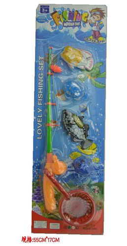 夏日玩具 釣魚玩具 磁性兒童釣魚玩具套裝 過(guò)家家玩具 新品釣魚原始圖片2