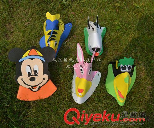 創(chuàng)意玩具 EVA動物立體帽 兒童表演道具小動物帽子幼兒園活動頭飾 批發(fā)