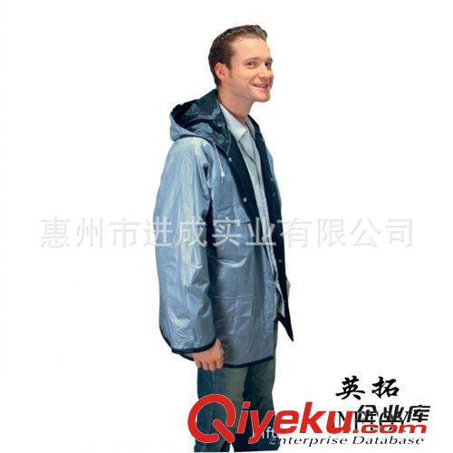 PVC雨衣/PVC raincoat 分體雨衣 上下件雨衣批發(fā) 外貿(mào)雨衣定制 尼龍布貼合PVC雨衣