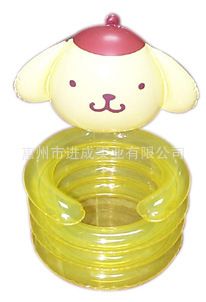 充氣垃圾筒 專業(yè)廠家供應(yīng)PVC充氣圓形垃圾桶，充氣家居原始圖片2