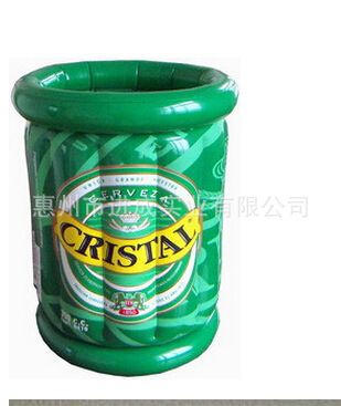 充氣垃圾筒 專業(yè)廠家供應(yīng)PVC充氣圓形垃圾桶，充氣家居