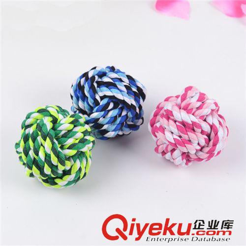 貓狗玩具 CT00030寵物棉繩玩具彩虹球棉繩球（新價）原始圖片3
