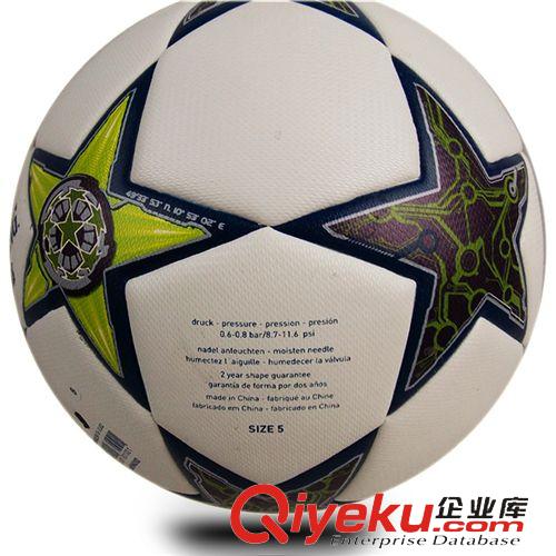 足球 廠家直銷車縫PVC比賽訓(xùn)練5號(hào)足球批體育用品代加工貼牌批發(fā)