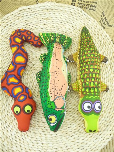 狗玩具 發(fā)聲玩具 美國fatcat寵物玩具 鱷魚 發(fā)聲玩具 狗狗磨牙磨爪 訓(xùn)練用玩具原始圖片2