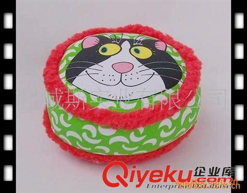 狗玩具 毛絨玩具 毛絨寵物玩具 發聲寵物毛絨玩具 批發 80C黑貓頭原始圖片2
