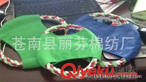 三股棉繩 廠家直銷 寵物用品 狗狗玩具 寵物棉繩結玩具 雙色單色飛盤原始圖片2