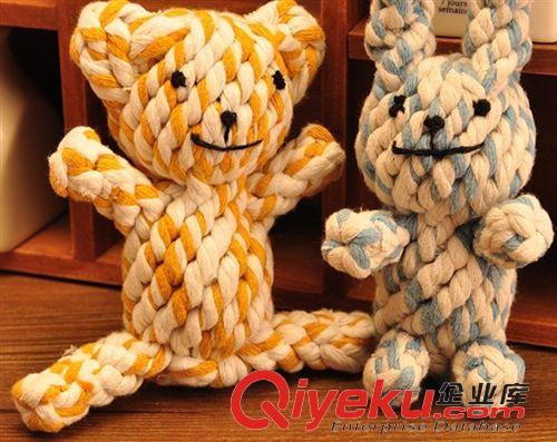 寵物玩具 廠家供應寵物玩具用品 棉繩麻繩結狗狗玩具系列磨牙潔齒 價格優惠