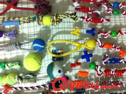 寵物玩具 供應(yīng)三股棉繩及寵物玩具 狗狗玩具  狗骨頭  雙節(jié)原始圖片2