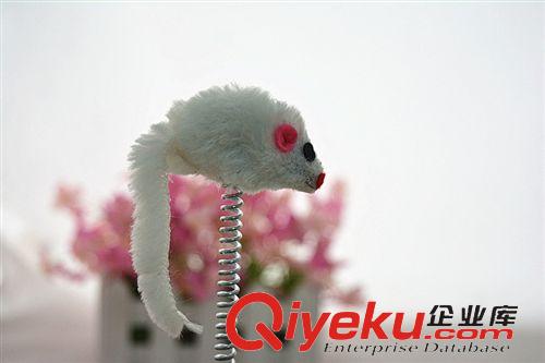 寵物玩具 貓咪彈簧玩具 仿老鼠貓臺 貓玩具 貓抓板 兩用劍麻材質耐抓環保原始圖片2