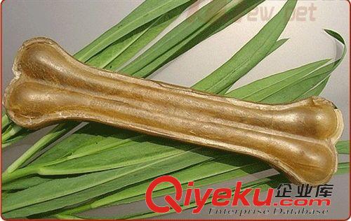 寵物食品零食 茂源8.5寸一支裝磨牙咬膠 21cm皮壓骨狗狗磨牙棒 狗咬膠磨牙健齒原始圖片2