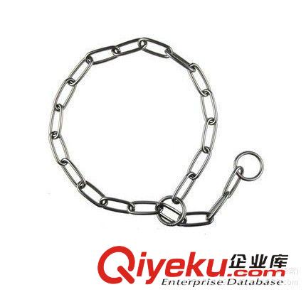 寵物牽引帶 寵物不銹鋼頸圈 狗狗脖圈 P鏈 三個型號 中大型犬專用項圈原始圖片3