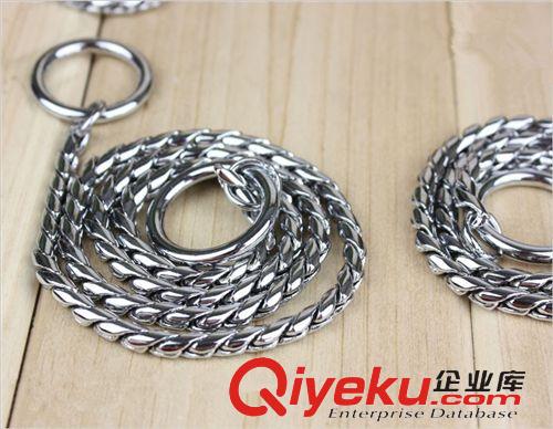 寵物牽引帶 寵物項鏈 狗狗P鏈 蛇鏈 比賽專用項圈 狗狗鐵鏈批發五個型號原始圖片3