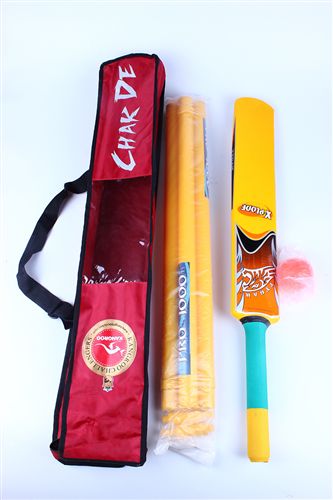 板球CRICKET 印度進(jìn)口板球拍 三立柱連底座 兒童學(xué)生塑料板球拍套裝批發(fā)零售原始圖片2