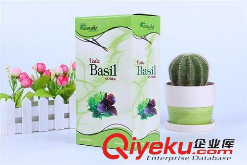 印度香/佛香 Vedic Basil incense sticks印度原裝進口手工卷制羅勒芳草香香薰原始圖片3