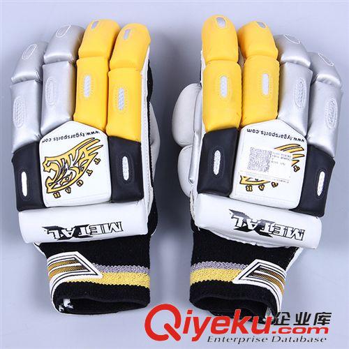 板球防護用具 Predator Pro Gloves印度進口PU海綿板球手擊球員手套批發綠色