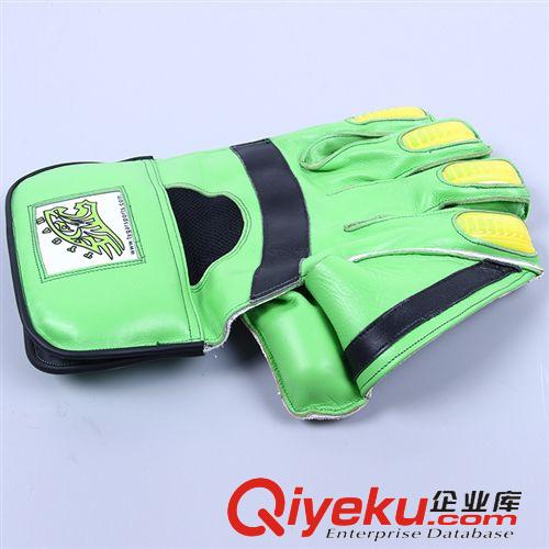 板球防護用具 Wicket Keeping Gloves印度進口板球守門手接球員手套 綠色批發原始圖片3