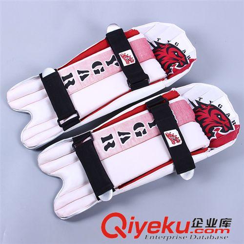 板球防護用具 Wicket Keeping Pads印度進口PU海綿守門手接球員護膝 批發紅色