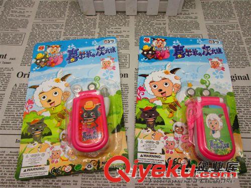 嬰兒玩具 寶寶過家家發(fā)光音樂手機(jī)帶掛繩地?cái)偼婢吲l(fā)10元以下3歲以下原始圖片3