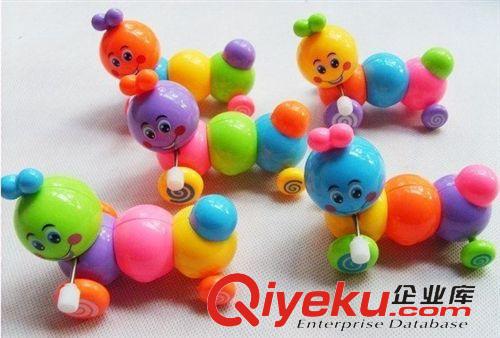 發條玩具 熱賣發條玩具批發七彩毛毛蟲1-3歲兒童上鏈動物 寶寶玩具 清倉原始圖片3