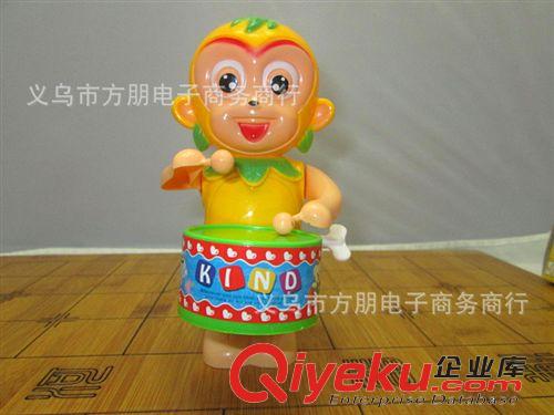 發(fā)條玩具 上鏈發(fā)條玩具孫悟空打鼓美猴王敲鼓地攤玩具批發(fā)廠家直銷小額混批原始圖片2