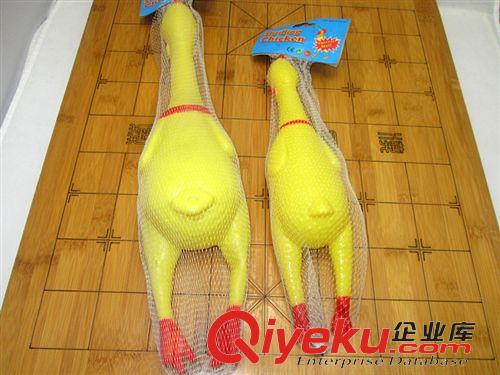 創意慘叫減壓玩具 廠家直銷 發泄玩具 搞笑怪叫皮質玩具雞  會叫玩具雞原始圖片2