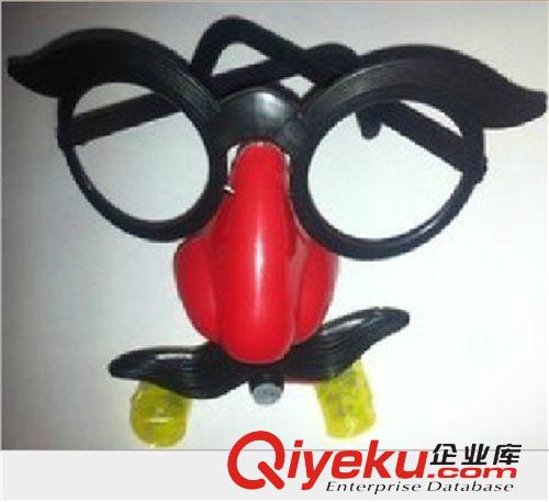 新奇特 吹胡子瞪眼 大號眼鏡吹龍 大鼻子眼鏡吹龍 整蠱批發(fā)地攤熱賣貨源原始圖片2