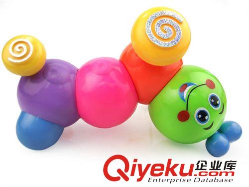 上鏈發條玩具 【頭頂帶花】七彩上發條伸縮毛毛蟲 上鏈發條毛毛蟲玩具 淘寶熱銷