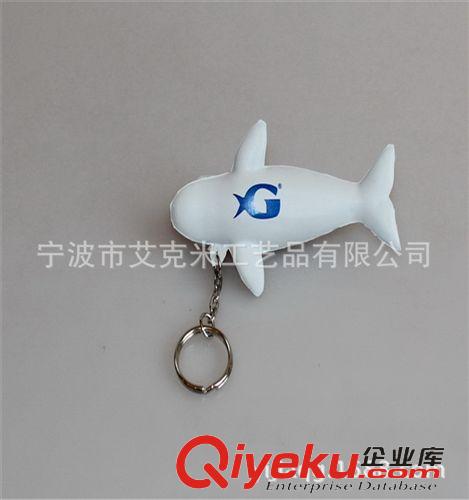 PU動物 高品質環保促銷贈送品PU玩具【艾克米品牌】PU鯊魚扣