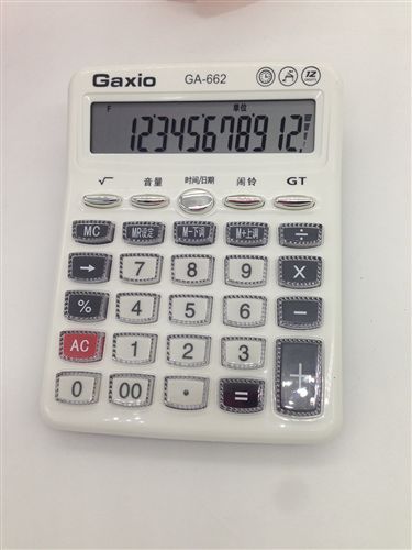 高新龍 高新龍 GA-662 超大屏12數好文客文化用品語音型 計算機 計算器原始圖片2