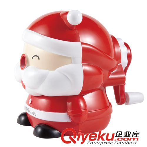 學生用品系列 得力圣誕老人兒童卡通削筆機卷筆刀鉛筆刨轉筆刀0678創意學生禮物原始圖片2