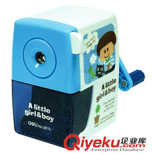 學(xué)生用品系列 得力0610 可愛 卡通 學(xué)生削筆器 手搖轉(zhuǎn)筆刀 筆刨 卷筆刀 削筆機(jī)原始圖片2