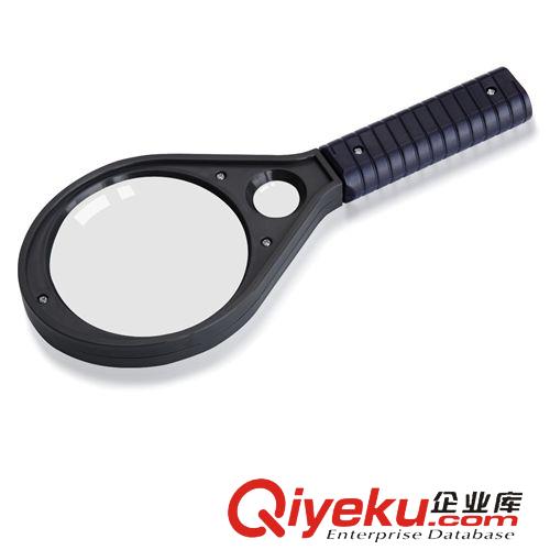 日用品 得力9091球拍造型放大鏡(中號(hào) 直徑60mm) 3倍放大 輔助6倍放大