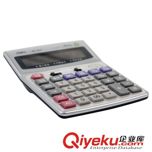 電子用品 得力1531財務(wù)計算器 超大屏幕語音計算器 LCD液晶顯示 12位數(shù)原始圖片3