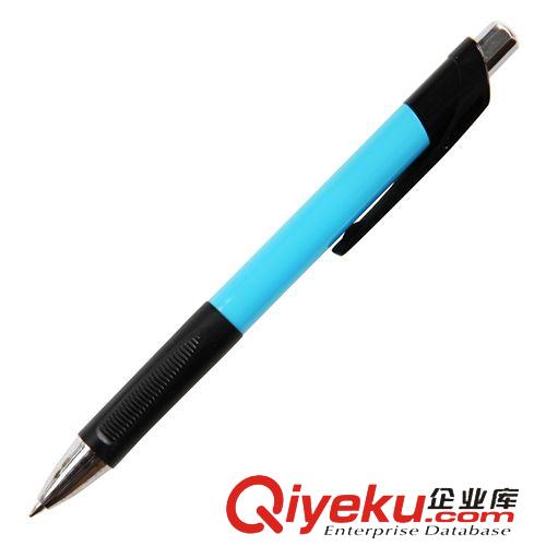 筆類(lèi) Deli/得力S303圓珠筆 0.7mm藍(lán)色筆芯 按動(dòng)原子筆彩色外殼原始圖片3
