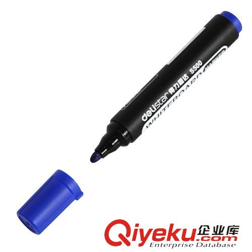 筆類 得力S500白板筆 超大容量易擦展示板筆 2.0mm 耐用原始圖片3