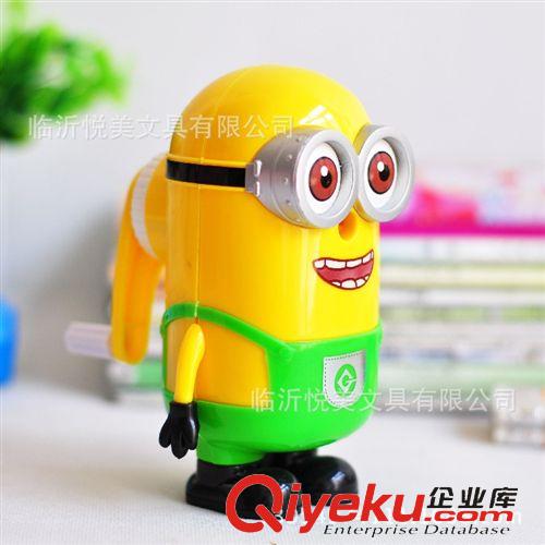卷筆刀、削筆器 卡通手搖削筆器小學(xué)生鉛筆刀刨/削筆器廠家直銷 自動吸入神偷奶爸原始圖片2